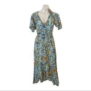 Anthropologie Abel the Label Floral Flutter Bohemian High Low Hi Lo XS NEW